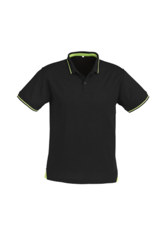 BIZ COLLECTION P226MS S/SL JET COTTON BACKED MENS POLO