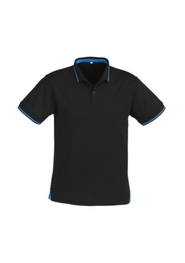 BIZ COLLECTION P226MS S/SL JET COTTON BACKED MENS POLO