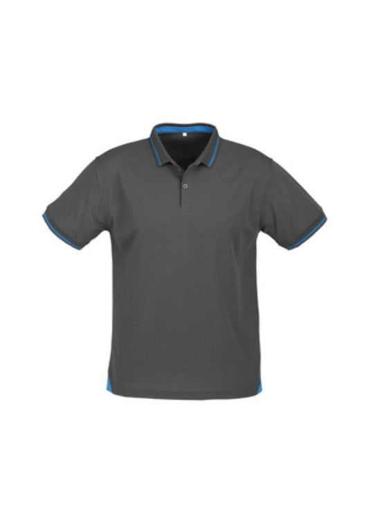 BIZ COLLECTION P226MS S/SL JET COTTON BACKED MENS POLO