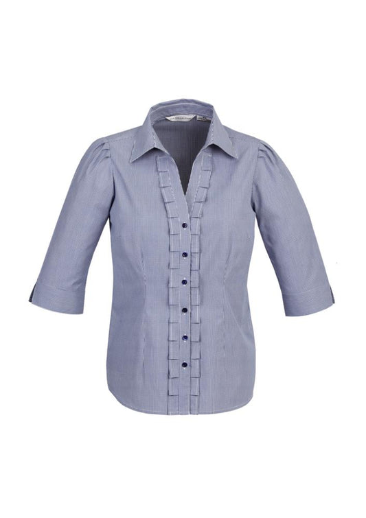 BIZ COLLECTION S267LT LADIES EDGE 3/4 SL BLOUSE