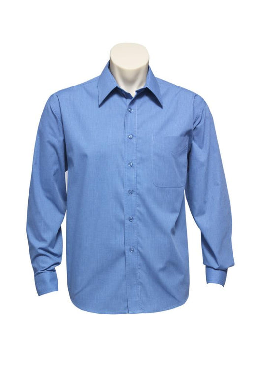 BIZ COLLECTION SH816 L/SL MICROCHECK SHIRT