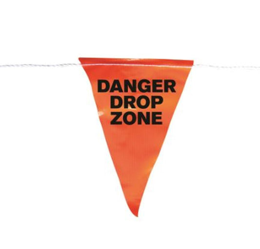 DROP ZONE PVC BUNTING - 30M