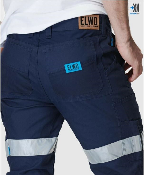 ELWD EWD107 MENS REFLECTIVE CUFFED PANT