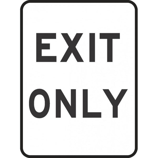 EXIT ONLY SITE SIGN