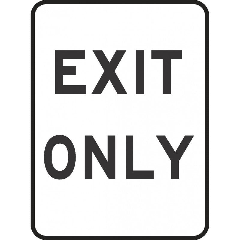 EXIT ONLY SITE SIGN
