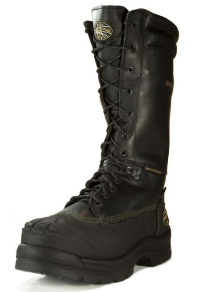 OLIVER 65-791 350MM LACED IN ZIP MINING SAFETY BOOTS-WATERPROOF