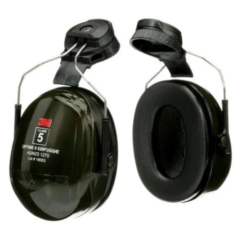 3M PELTOR H520P3GS/E OPTIME II SERIES HELMET ATTACH EARMUFFS -30dBA CLASS 5