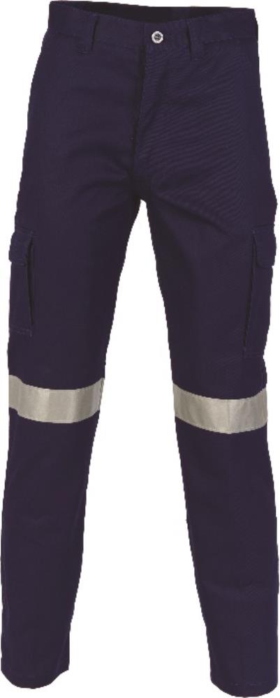 DNC 3319 REFLECTIVE COTTON DRILL CARGO TROUSER