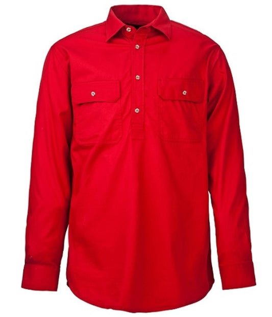 PILBARA RM200CF L/SL CLOSED FRONT SHIRT