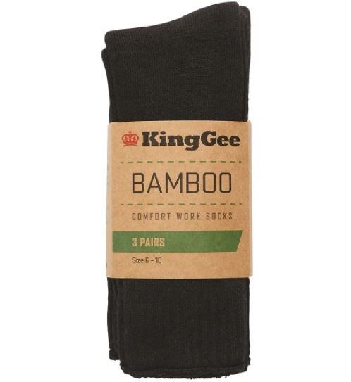 KING GEE K09230 BAMBOO WORK SOCK - 3 PACK