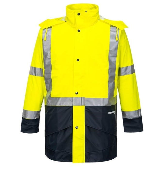 HUSKI K8104 FARMERS HI VIS STRETCH PU JACKET