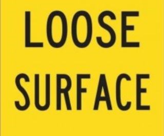 LOOSE SURFACE REPEATER SIGN - NON REFLECTIVE