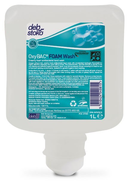 DEB STOKO OXY1L OXYBAC FOAM WASH