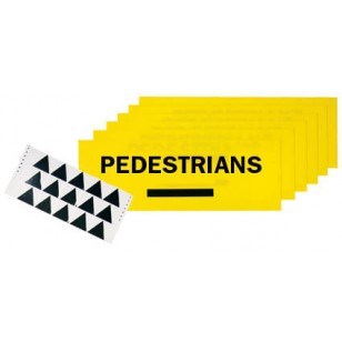 PEDESTRIAN DIRECTION SIGN KIT-PACK OF 10