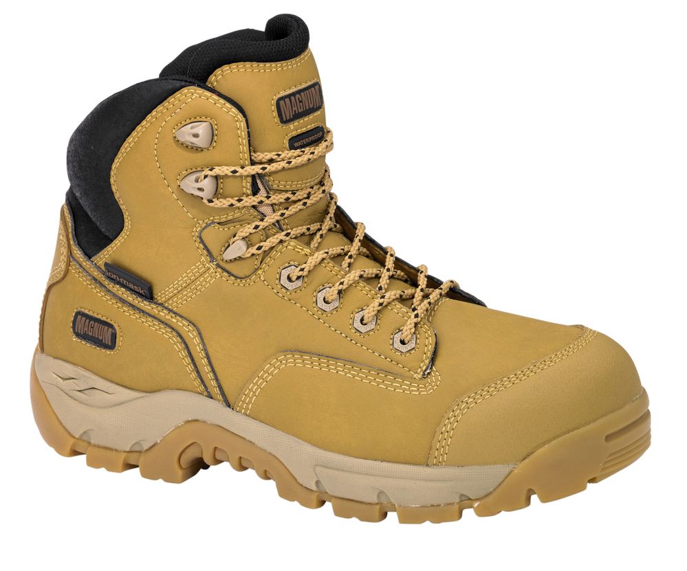 MAGNUM MPN150 PRECISION MAX SAFETY BOOTS-COMPOSITE TOE, SIDE ZIP, WATERPROOF