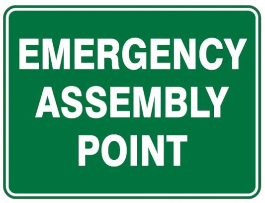 EMERGENCY ASSEMBLY POINT SIGN