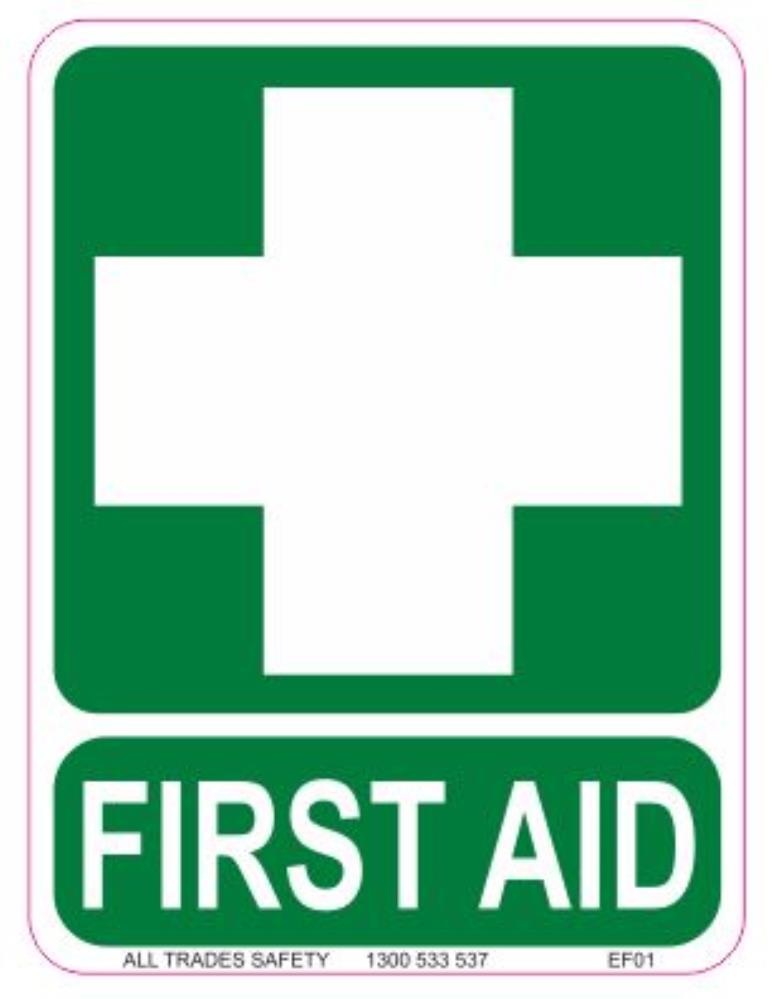 FIRST AID SYMBOL DECAL STICKER