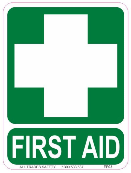 FIRST AID SYMBOL DECAL STICKER