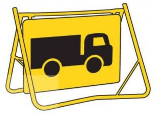 TRUCK SYMBOL SWING STAND SIGN ONLY