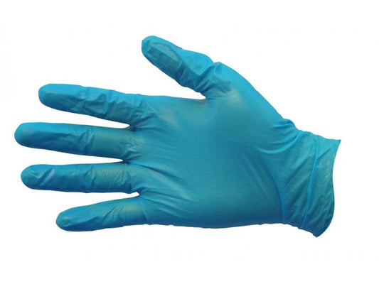 PRO-VAL 4115 FOODIE BLUES DUO PF VINYL/NITRILE DISPOSABLE GLOVES - 100/BOX