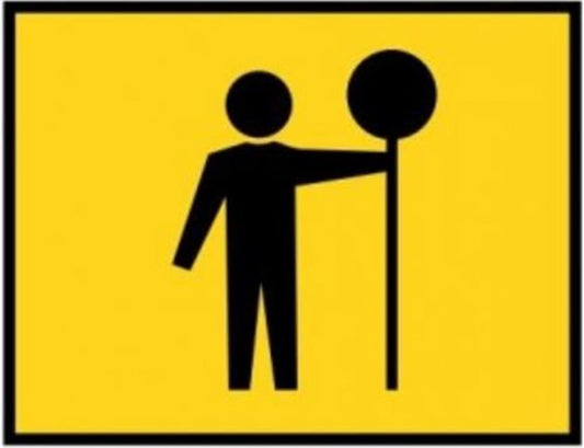 TRAFFIC CONTROLLER - BOXED EDGE ROAD SIGN