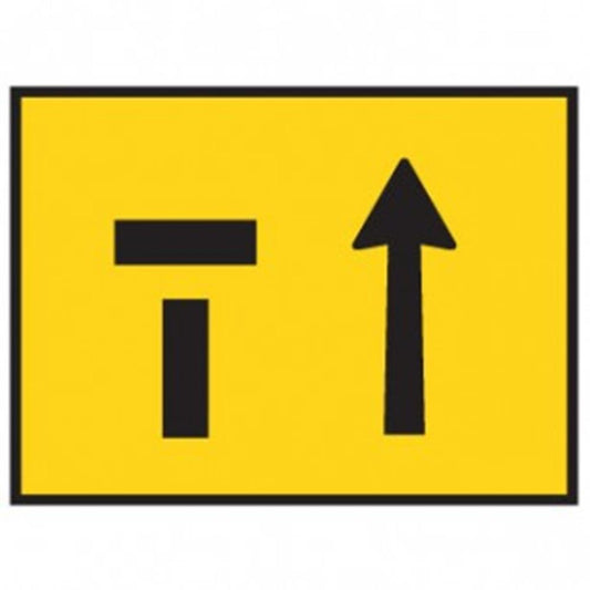 LEFT LANE CLOSED - BOXED EDGE SIGN